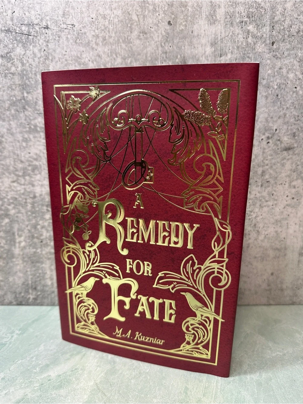Lilac Library A Remedy For Fate M.A. Kuzniar Hardback Sprayed Edges